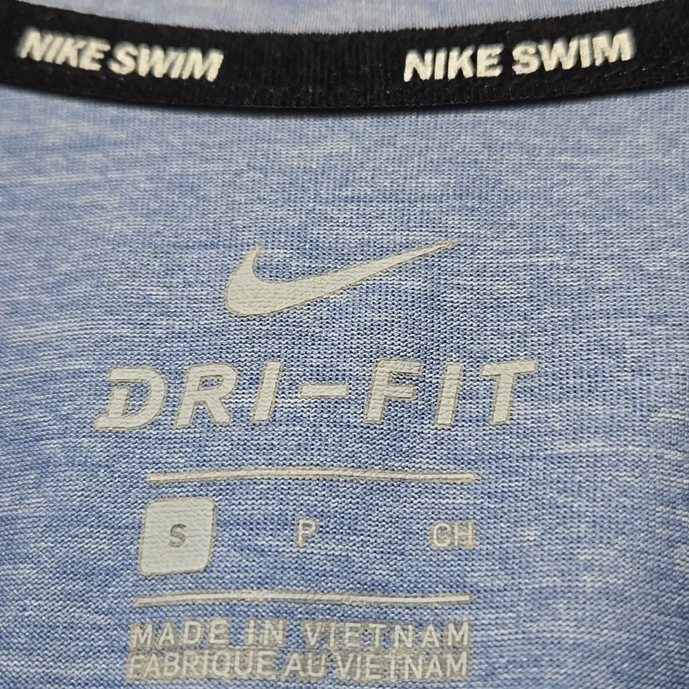 Nike Swim Men's Blue Long Sleeve Tee